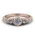 Bezel Symmetrical Diamond Ring - Ivy No. 2